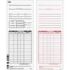 400 Lathem 7000E 7500E E79 Compatible Time Clock Cards, 3.375" W x 9" L