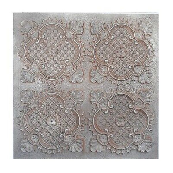 3d printed ceiling tiles antique ceiling for Cafe Club PL80 Weathered iron 10Pcs