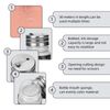 ATOMUS Brow Mapping String Set with 15 g Pink Brow Paste 20 g White Brow Paste 30 m White Brow Mapping Thread 2 Pieces Eyebrow Brush for Microblading Lip Tool Accessories
