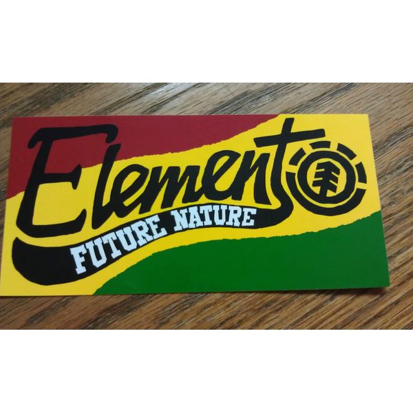 Elementt, Future Nature, Very Nice Colors, Sticker, Cool, 5 x 2-1/2