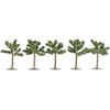 Busch 6618 Tree Green, Brown, Pack of 5