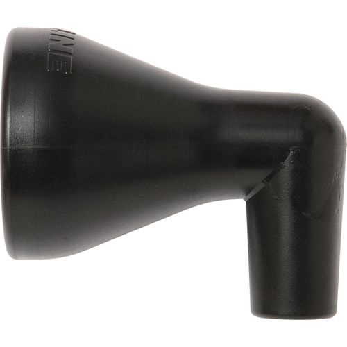Loc-Line Coolant Hose Component, Black Acetal Copolymer, 90 Degree Nozzle, 1/4" Diameter, 1/2" Hose ID (Pack of 20)