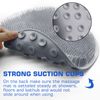 Shower Foot Scrubber Mat Back Washer Back Exfoliating Bath Wash Pad Wall Mounted Slip Suction Cups Foot Scrubber for Use in Shower Cups Foot Cleaner for Men and Women