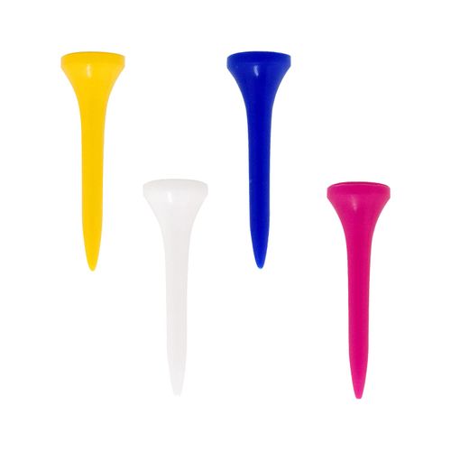 Tabata GV8002 Tee Plus Slim Tee, Golf Tee, Short Plastic Tee, 1.6 inches (40 mm), Pack of 60