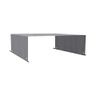Universal Pergola Replacement Canopy Shade Cover with Breathable HDPE Fabric & Rod Pockets for 10 x 10 FT Pergola, Canopy Size: 192'' L x 106'' W (Light Grey)