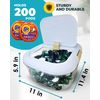 Skywin Laundry Pods Container for Laundry Room Organization, Dishwasher Pods Container (White)