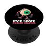 Funny Eyeball Face Roller Skating PopSockets Swappable PopGrip
