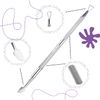 Gel Polish Remover Tool Cuticle Scraper Nail Pusher for Gel Nails Nail Dirt Cleaner Tool, Stainless Steel By Sizler Beauty