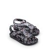 melissa Mini Acqua + Mickey Mouse Inf Flache Sandale, Schwarz, 34 EU