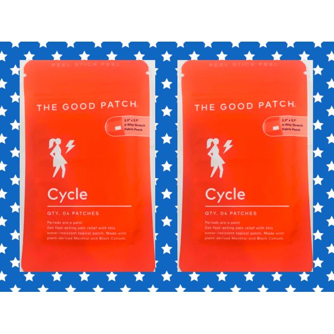 8 Patches | The Good Patch (2 Pack) CYCLE | Peel & Stick | NIP!