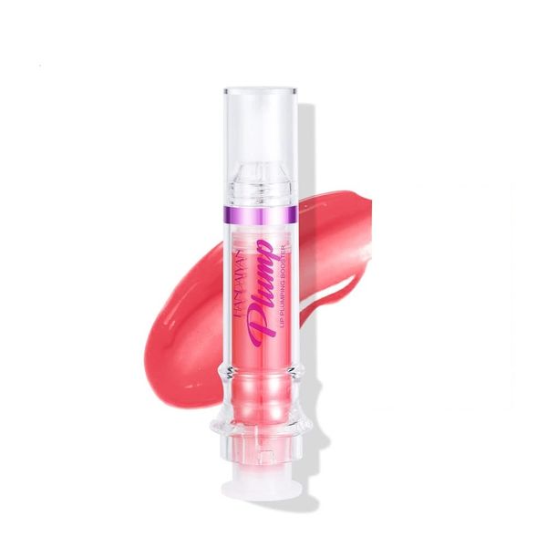 Lip Plumping Booster Estratto di Menta Peperona Filler Instinct Plumping Lip Gloss Gloss Ibrido Ultra Idratante Plumper Olio Labbra Impermeabile per Riparare Lightening Lip Lines (#4)