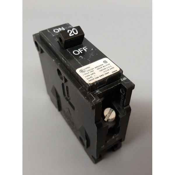 General Switch GS20H 20 Amp Single Pole Breaker 20A