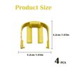 ZKFSIE 4PCS Universal Car Wash Quick-Connect Clips - Durable ABS Locking Clips for Pressure Washers, Compatible with Multiple Models