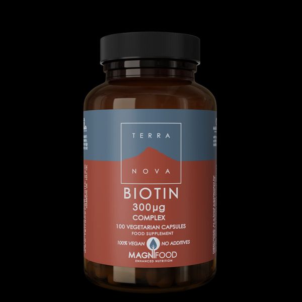 Terranova Biotin 300mcg Complex - 100 Vegicaps