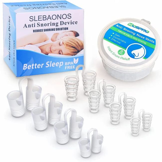 #1 Aparato Anti Ronquidos La Solucion para Dejar Dormir a Tu Pareja Pack of 8