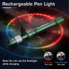 EverBrite 300LM Pen Light Rechargeable LED Pen Flashlight Zoomable w/USB-C Cable