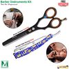 Barber Scissors and Razor Shaving Complete Set Hairdressing Tools Kit