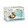 Compact Blue Toaster, Perfect for Singles & Small Families