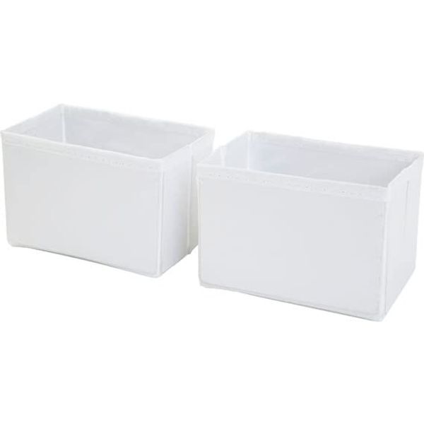 Nitori 8401018 Perfect Storage Box for Carabo, Drawer Organizer, Poly M, Set of 2, White