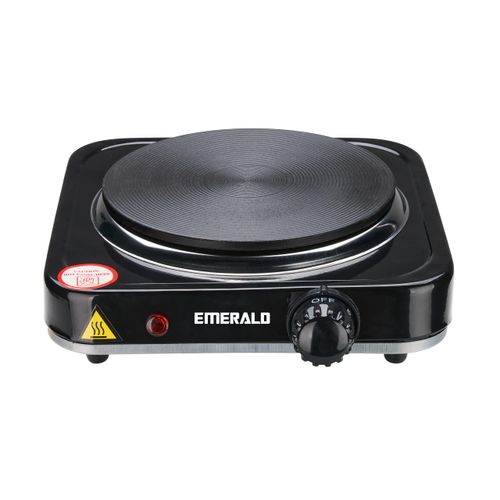 Emerald Electric Single Burner in Black with Coil Less Top