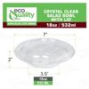32oz Clear Plastic Disposable Salad Bowls with Lids 300pcs