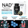 HPN NAD+ Booster (NAD3), Anti Aging Cell Booster, NRF2 Activator, Nicotinamide Riboside Alternative, NAD Supplement Natural Energy, Longevity, and Cellular Health, 312 Mg per Serving (1 Month Supply)