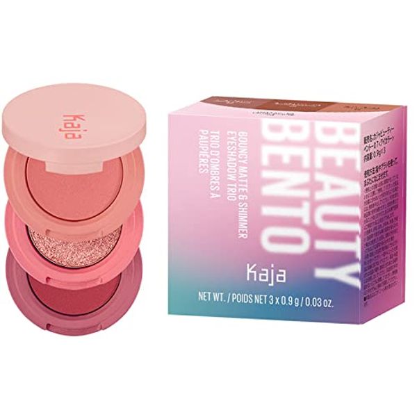 Kaja Beauty Bento, 07 Glowing Guava Eyeshadow Trio