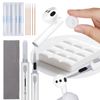 K&F Concept Airpod Cleaner Cleaning Tool Kit, Multi-Function Clean Pen with Soft Brush Flocking Sponge for Cleaning Bluetooth Earphones
