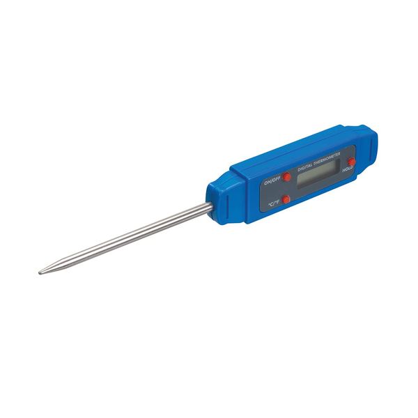 Silverline Pocket Digital Probe Thermometer -40°C to +250°C (469539), Blue