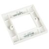 Ex-Pro Single 1 Gang Wall Plate Module Frame for 2 x Clip in Modular Oulet Socket Faceplate - 2 Pack