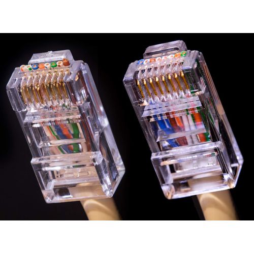 Triplett GEM High Speed Modular CAT5 Pass-Thru Connector, Male, 50 Pack (CAT5-HSP)