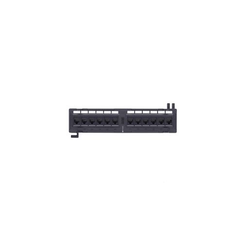 Networx Wallmount 12 Port Network Patch Panel (Cat6 Patch Panel / RJ45 Patch Panel) for Gigabit Network Switch, 10-Gigabit CAT 6 Compatible