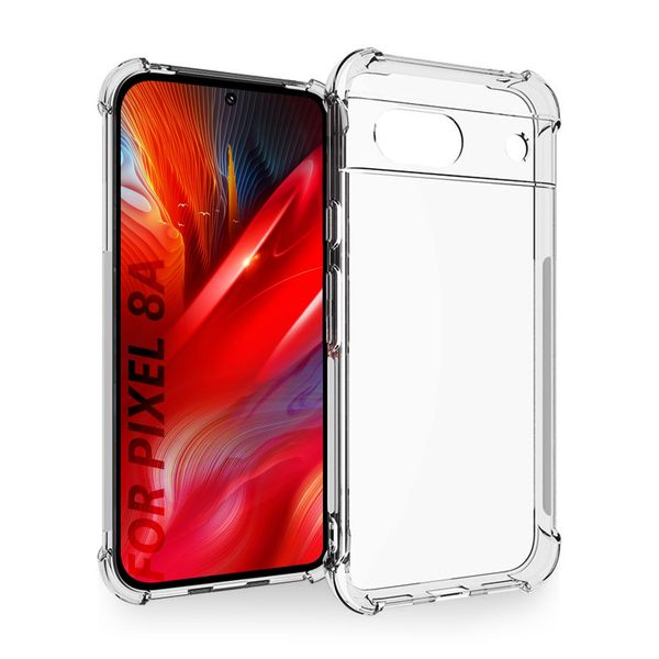 TailTech Case for Google Pixel 8A Case Google Pixel 8A Phone Case - Transparent TPU, Bumper Case Compatible with Google Pixel 8A
