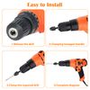 EEEKit Keyless Drill Chuck Conversion Tool,2 Pcs 1/4 Inch Hex Shank Keyless Drill Chuck Adapter,0.3-6.5 mm&0.3-3.6 mm Quick Change Converter for Micro Drill Bit,Drill Chuck Adapter,Conversion Tool