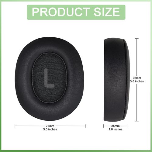 hopopower Replacement Ear Pads for JBL Tune 700(700BT)/ 710(710BT)/ 720(720BT)/ 750(750BT,750BTNC)/ 760(760NC)/ 770(770NC) Wireless Over-Ear Headphones, JBL Earpad Ear Cushions Ear Cups Cover (Black)