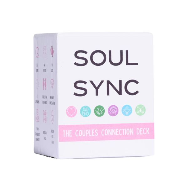 Soul Sync - Fun Couples Games for Date Night, an Intimacy Card Game for Married Couples, & Marriage Game for Couples to Reconnect Plus Fun Questions for Dates