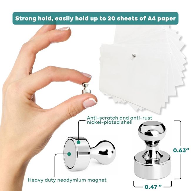 Small Strong Powerful Magnets Thumbtack For Whiteboard Magnetic