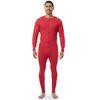 Indera Traditional Rib Knit Union Suit, Men