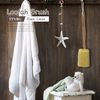 Natural Exfoliating Loofah Luffa Loofa Back Sponge Scrubber Brush with Long Wooden Handle Stick Holder Body Shower Bath Spa Pack of 2