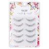 A05 False Eyelashes, 3D, 5 Pairs Natural Eye Butt Eyelashes, Handmade, Reusable Eyelashes, Long Lasting, Natural, Waterproof, Ultra Lightweight, For Everyday Use, Actress Eyelashes, Thin Makeup, Lifestyle Makeup