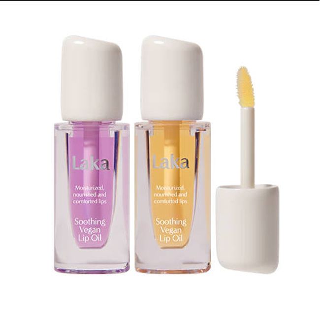 [Laka] Soothing vegan lip oil (2 colors) selection 1 [Free shipping]