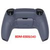 eXtremeRate Sterling Silver Rubberized Grip Programable Rise Remap Kit for PS5 Controller BDM-030 040 050, Upgrade Board & Redesigned Back Shell & Back Buttons for PS5 Controller - Without Controller