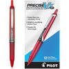Pilot Precise V7 RT Red Rolling Ball Pens 12 Count Smooth Writing Liquid Ink