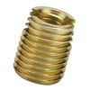 Thread Inserts, 20Pcs Self-tapping Threaded Insert, Carbon Steel Thread Reinforce Repair Tool Hardware Fastener (Inner M6*1.0 Outer M9*1.0 Length 12mm)
