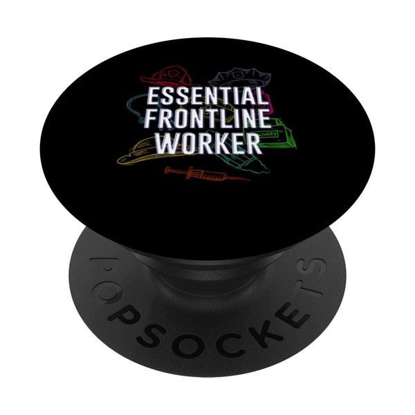 Essential Frontline Worker Medical Staff First Responders PopSockets Swappable PopGrip