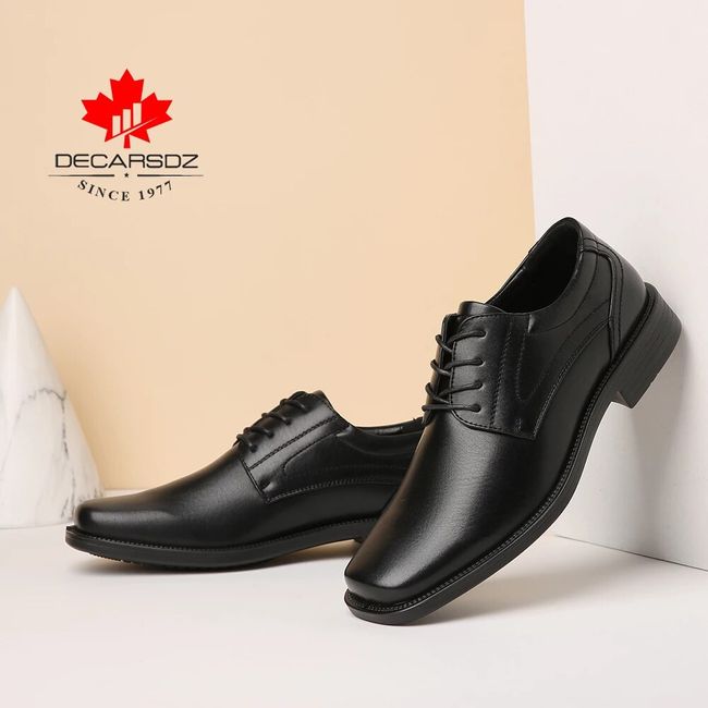 DECARSDZ Men Dress Shoes Autumn 2023 Mens tuxedo shoes Men High