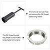 sourcing map G9 Light Socket Rings 8pcs Lamp Shade Holder Ring Replacement M20 with 2pcs Removal Tool Set