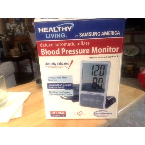 Healthy Living automatic blood pressure monitor upper arm