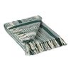 DII Braided Striped Decorative Throw Blanket, 50x60, Dark Green