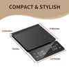 Fyueenix 3kg/0.1g High Precision Coffee Scale with Timer, Backlit LCD Display, Tare Function, and Unit Conversion for Espresso, Pour Over, Drip Brewing